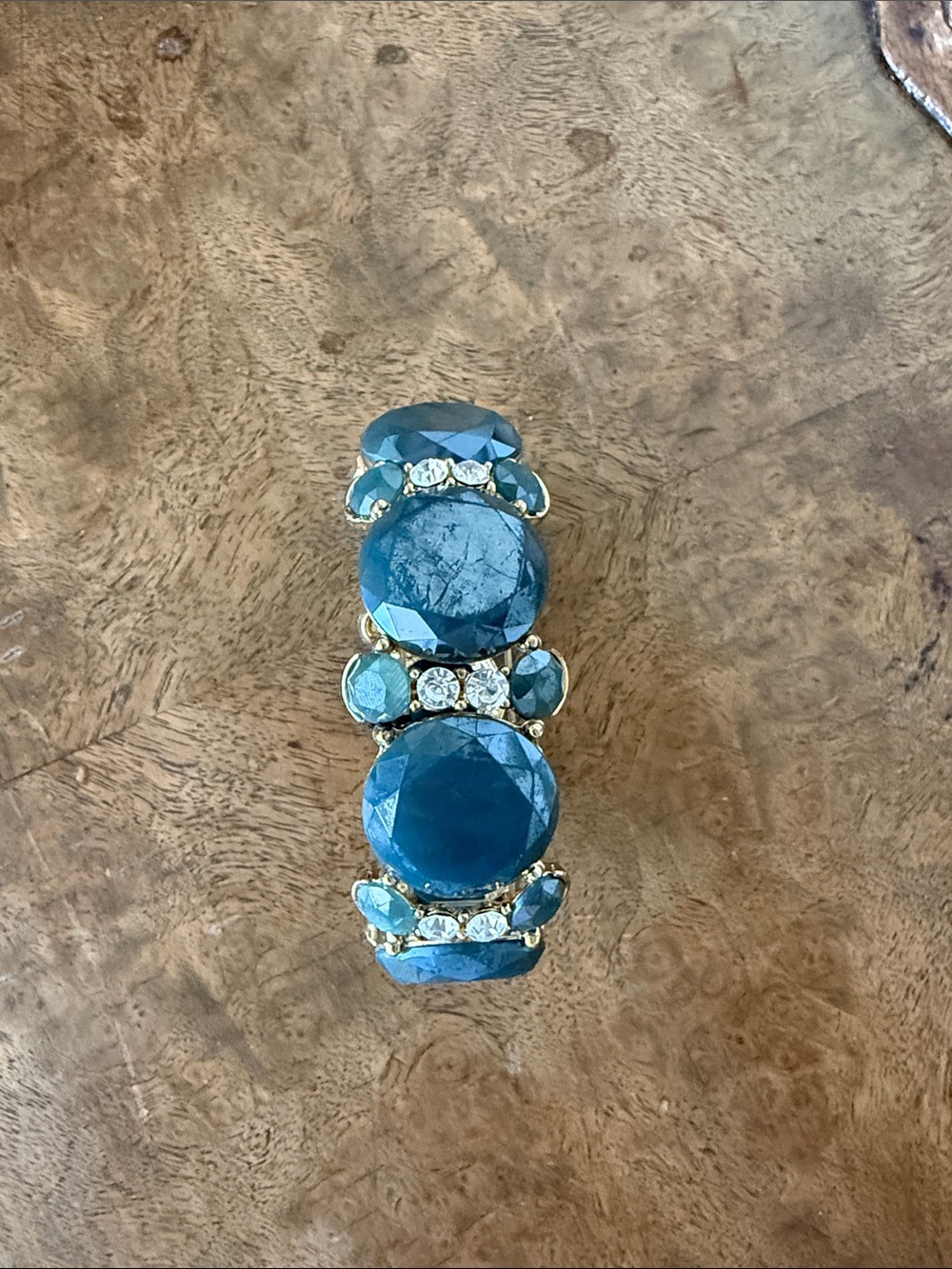 Blue Crystal Stretch Bracelet